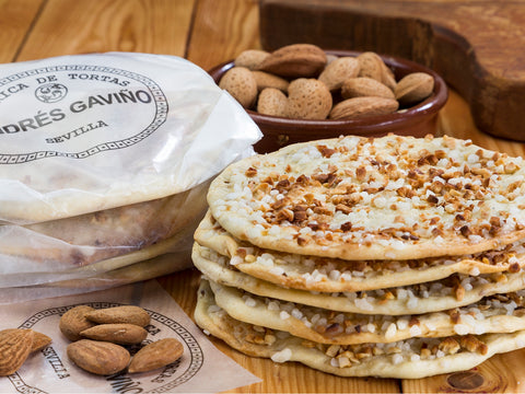 Traditionelles Gebäck mit Mandeln - Torta de Almendras - Spanien