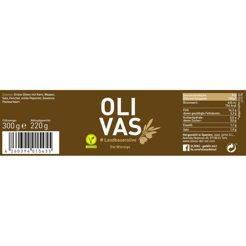 Landbauer Oliven - Aceitunas Landbauer - OLIVAS - Spanien