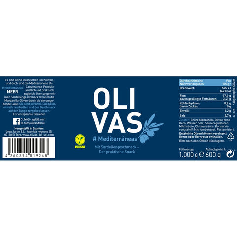 Mediterráneas Oliven - Aceitunas Mediterráneas - OLIVAS - Spanien