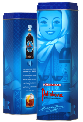 Pelinkovac Metal Box - Kräuterlikör Geschenkdose - Kroatien