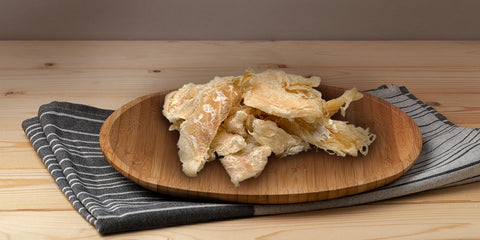 Getrocknete Kabeljaustücke gesalzen - Bacalhau desfiado Caxamar 400gr.