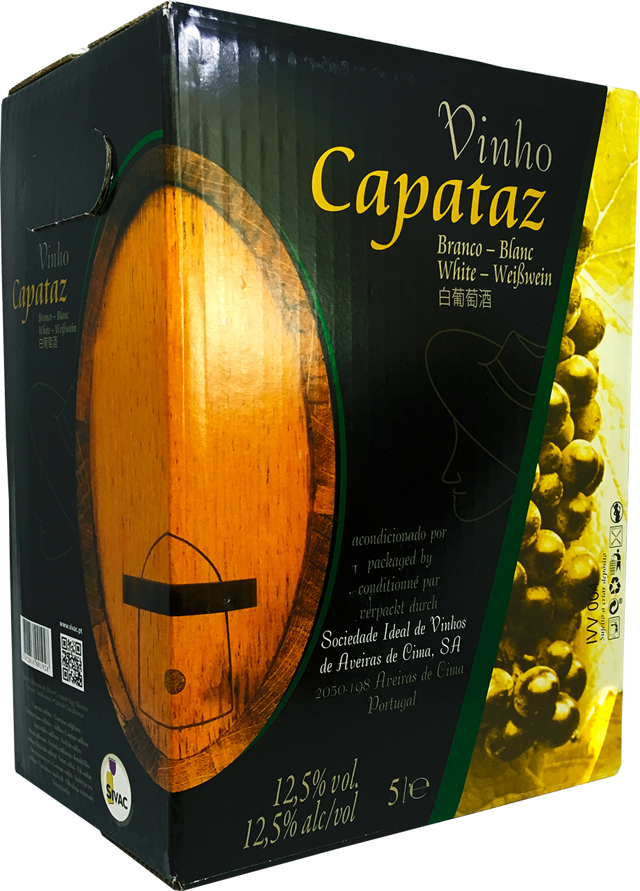 Capataz Branco in | - Bag Tejo Liter in - 5 Box | Portugal Weißwein Box | Weine Portugal Bag a - 