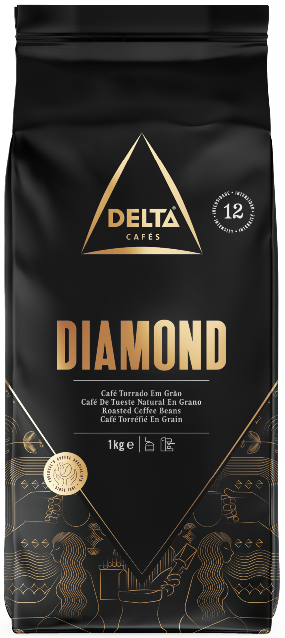 Röstkaffee, ganze Bohne - Café Delta Diamond - Portugal